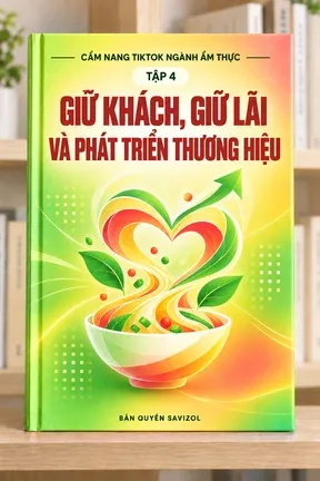 Bìa TẬP 4 GIỮ KHÁCH & PHÁT TRIỂN THƯƠNG HIỆU