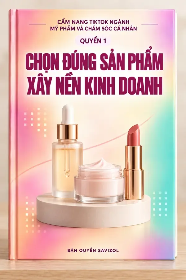 Bìa TẬP 1 CHỌN ĐÚNG SẢN PHẨM, XÂY NỀN KINH DOANH