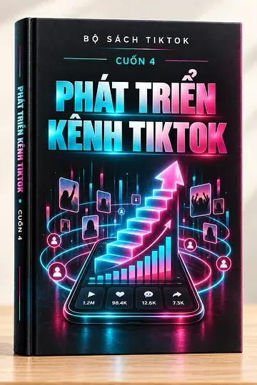 Bìa Cuốn 4: Phát triển kênh tiktok
